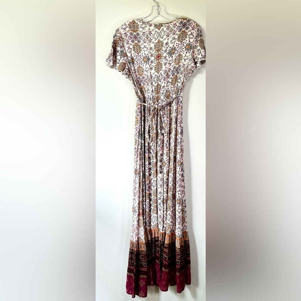 Patrons of Peace Women’s Bohemian Floral Maxi Dress - Picture 5 of 10